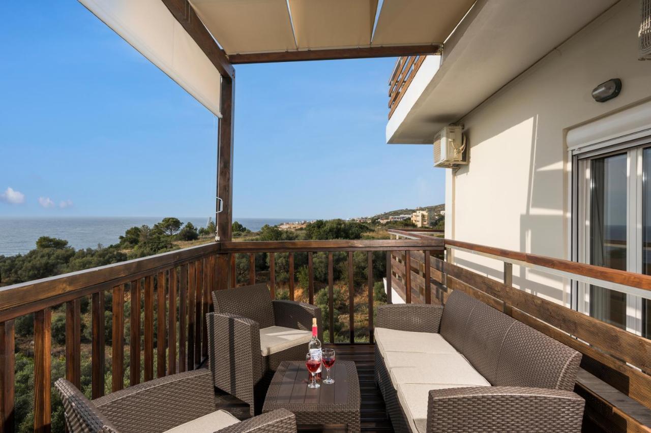 Dreamy View Inn Chrissi Akti Chania Exterior foto
